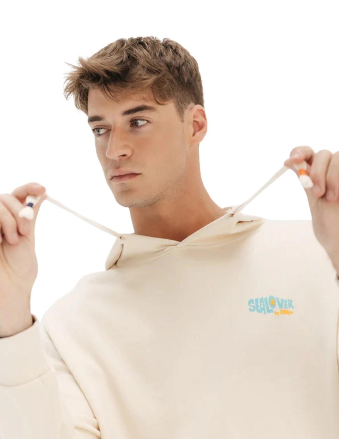 El Pulpo Sudadera capucha estampado Elpulpo Surfin