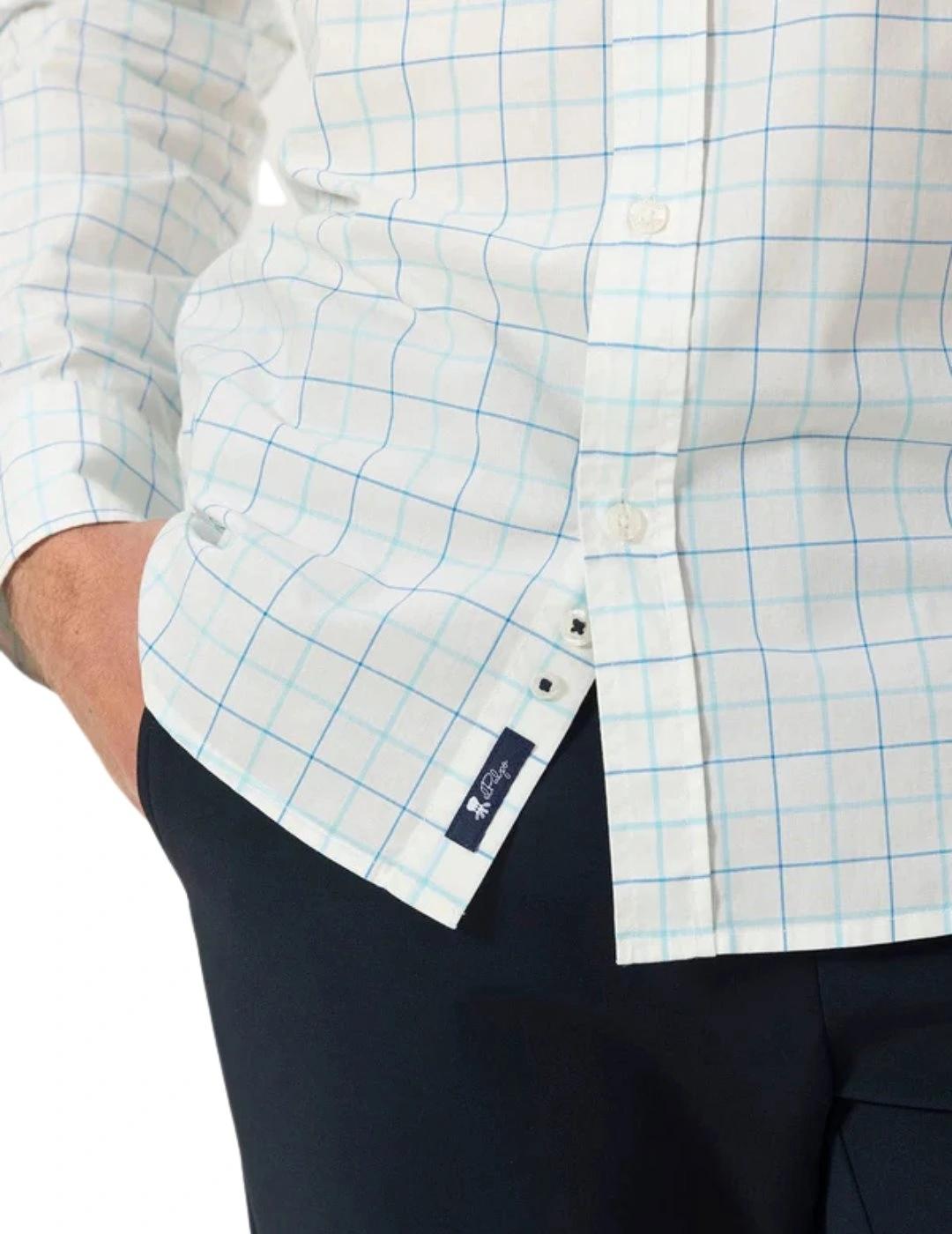 El Pulpo Camisa Cuello Botón Popelín Cuadros