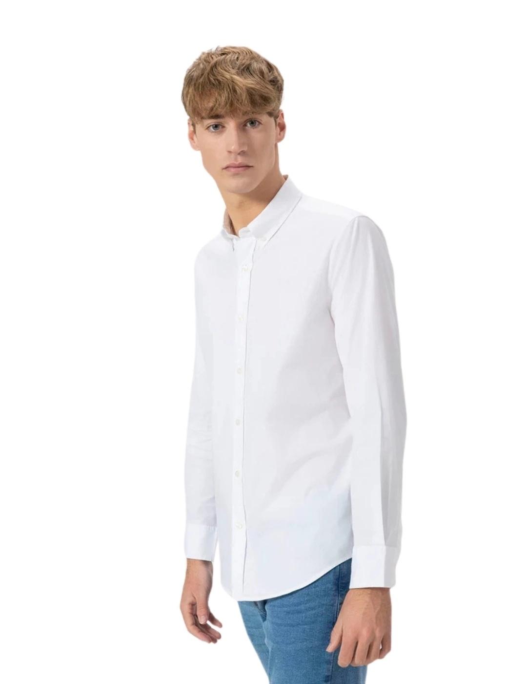 El Pulpo Camisa Cuello Boton Popelin Elastico