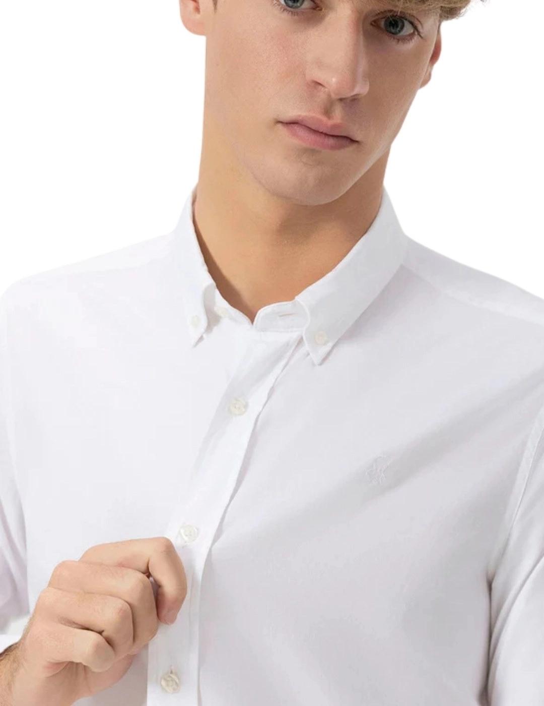 El Pulpo Camisa Cuello Boton Popelin Elastico