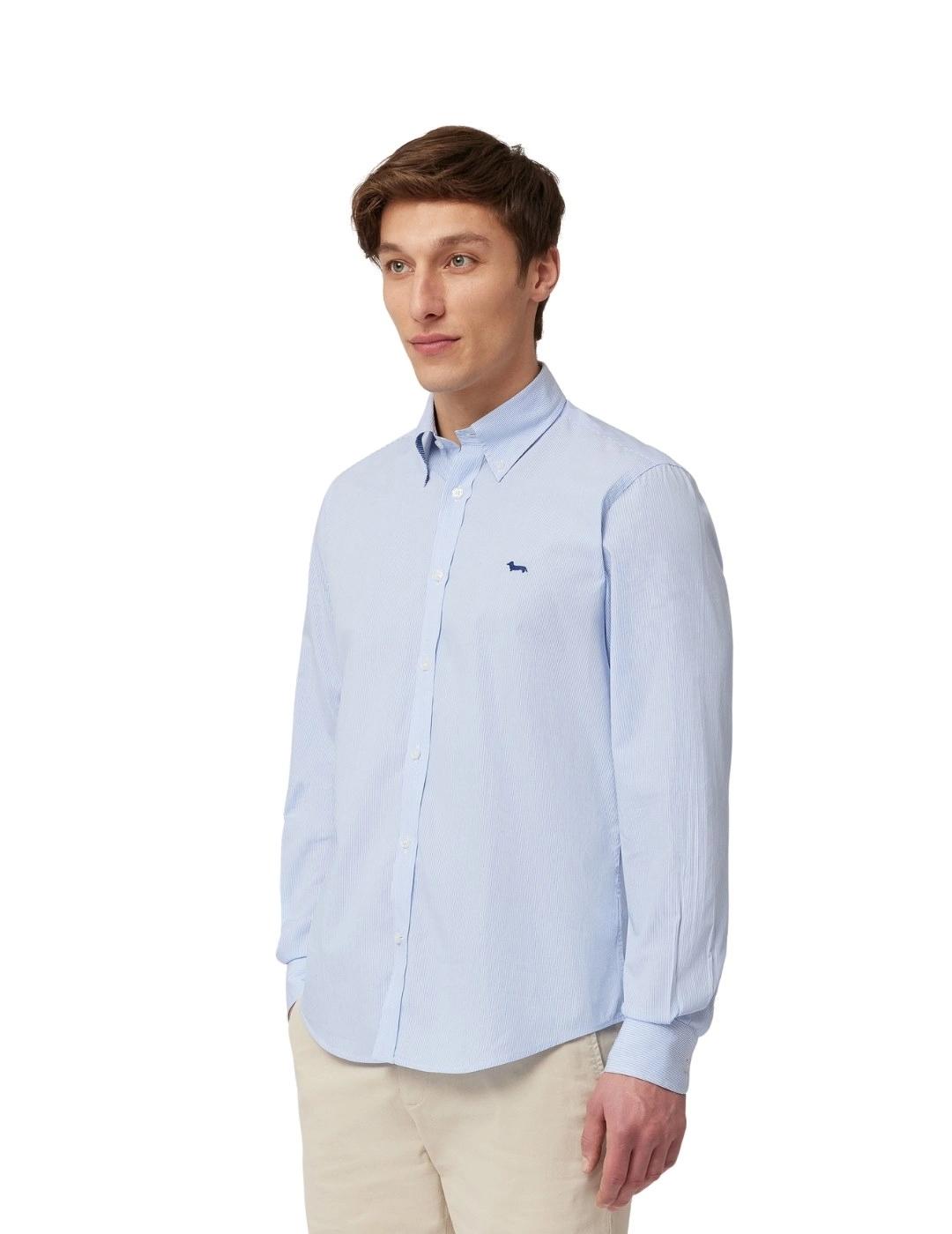 Harmont & Blaine Camisa con teckel Celeste