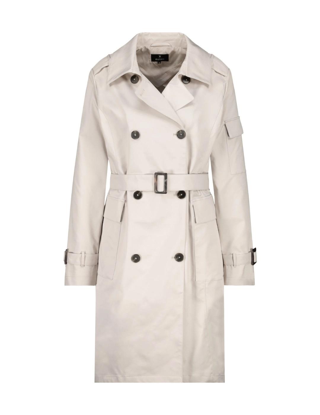 Monari Gabardina beige claro