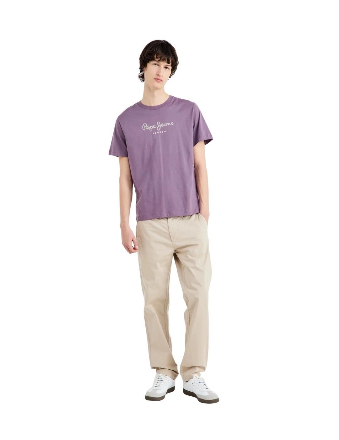 Pepe Jeans Pantalón Chino popelín fit slim beige