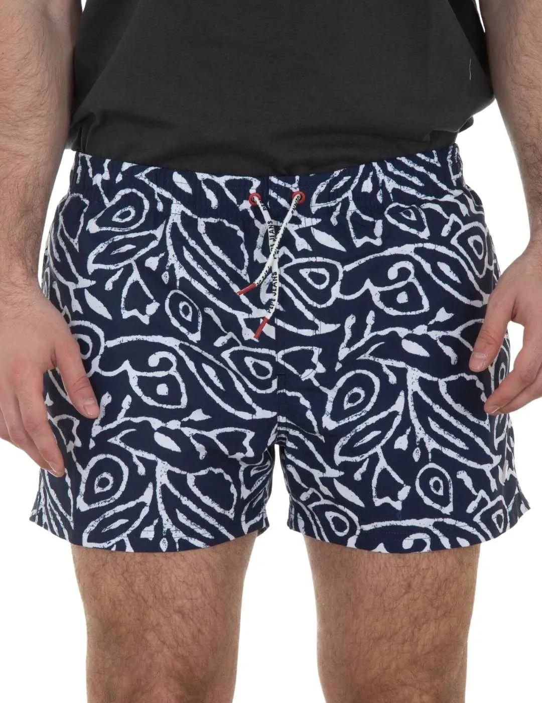 Pepe Jeans Bañador Abstract Leaf  Azul marino