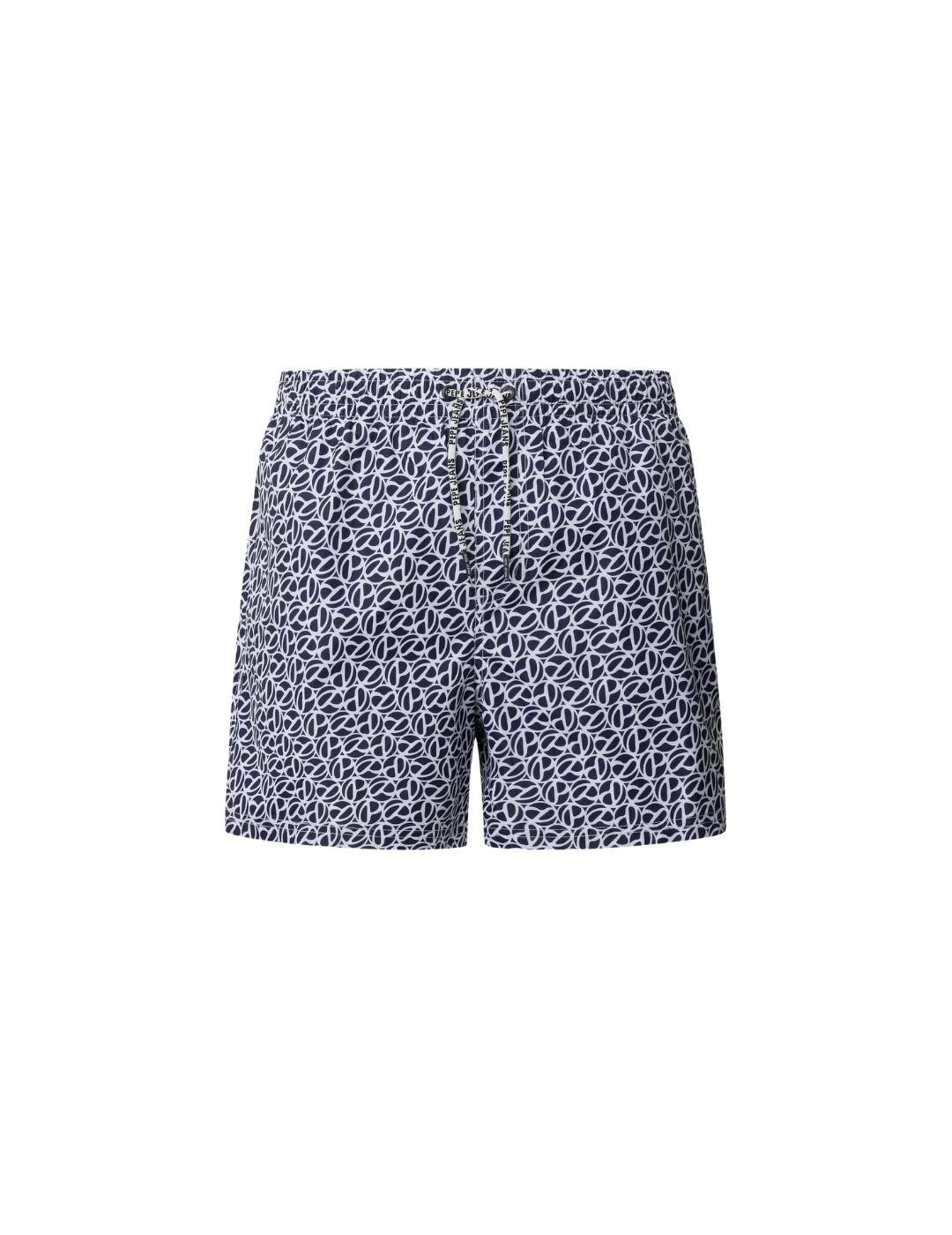 Pepe Jeans Bañador Print Azul marino