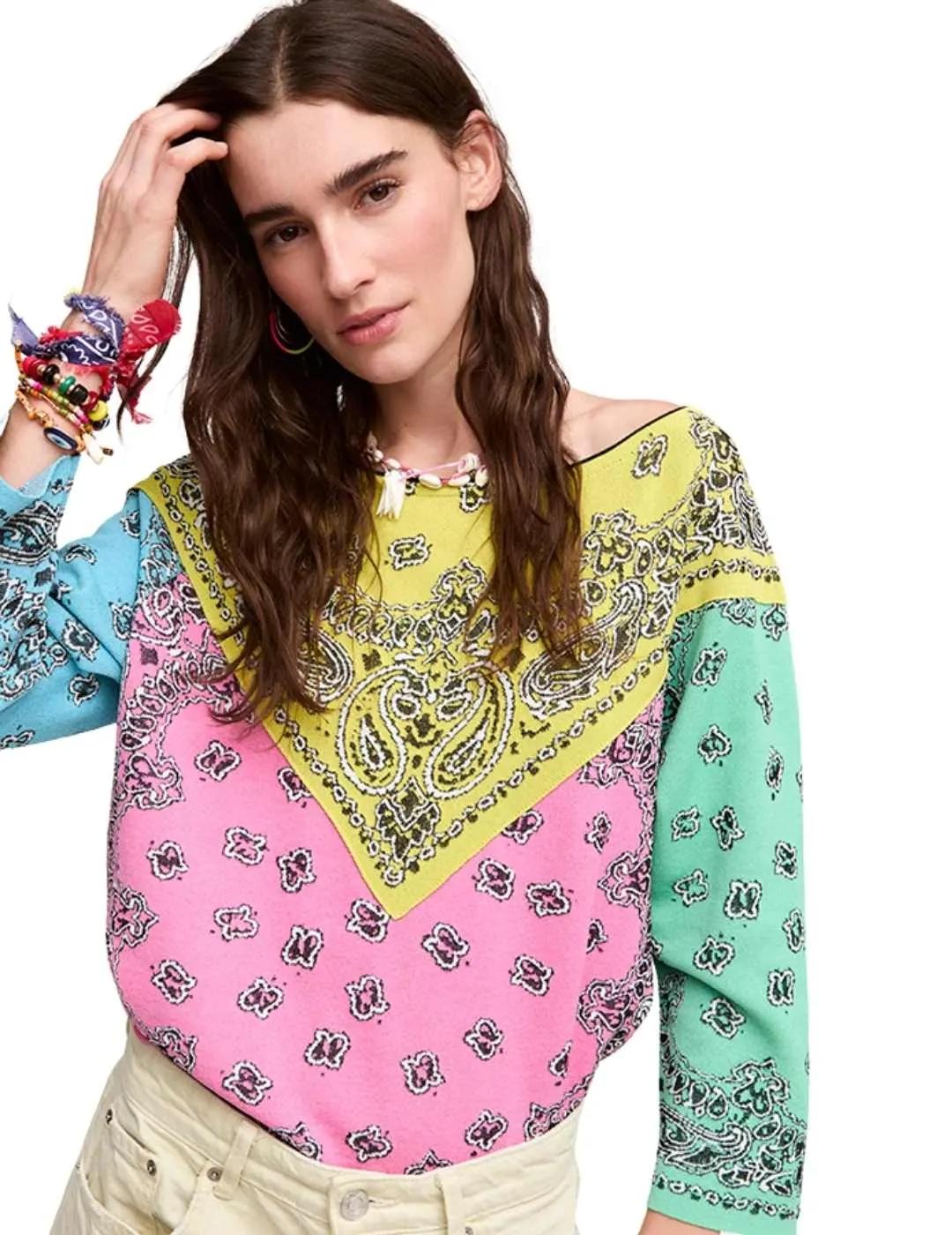 Aldo Martins Jersey Multicolor estampado