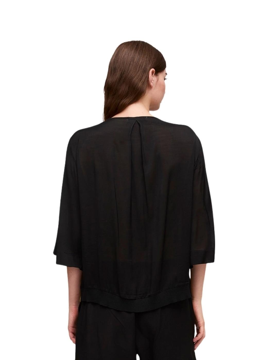 Aldo Martins Jersey cuello pico Marrón con letras