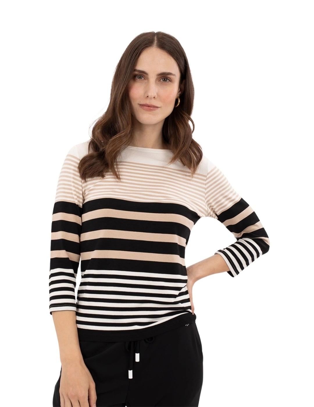 Anna Mora Camiseta Rayas