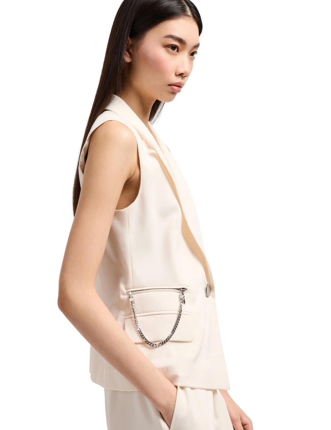 Armani Chaleco de mujer Blanco