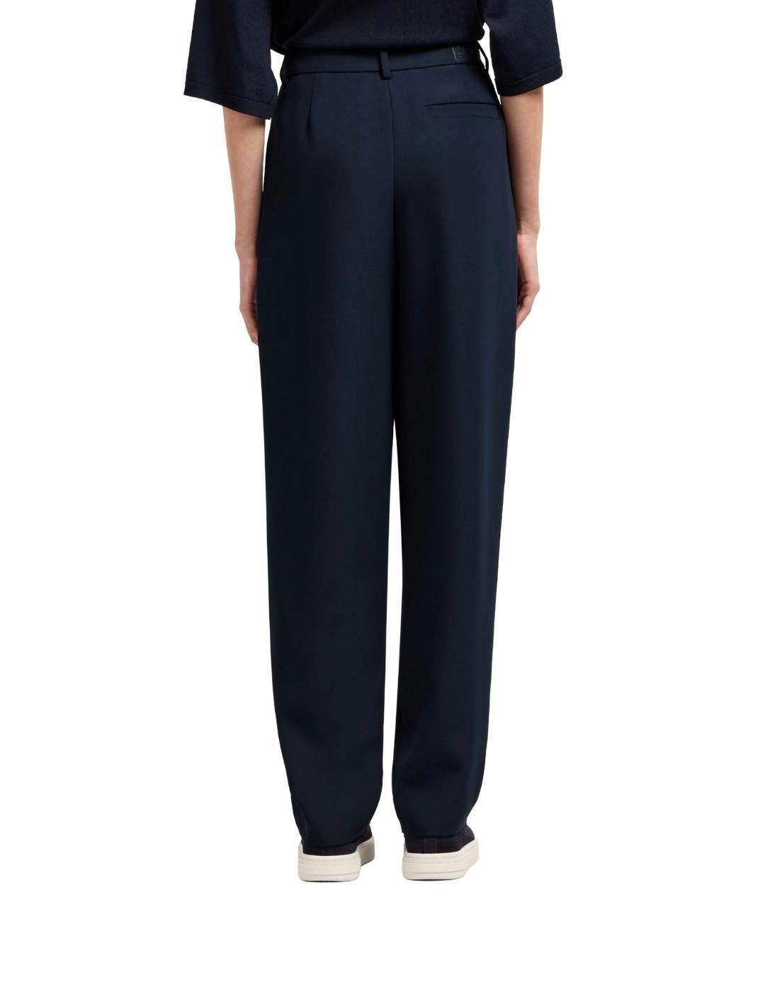 Armani Pantalones de mujer de vestir Azul marino