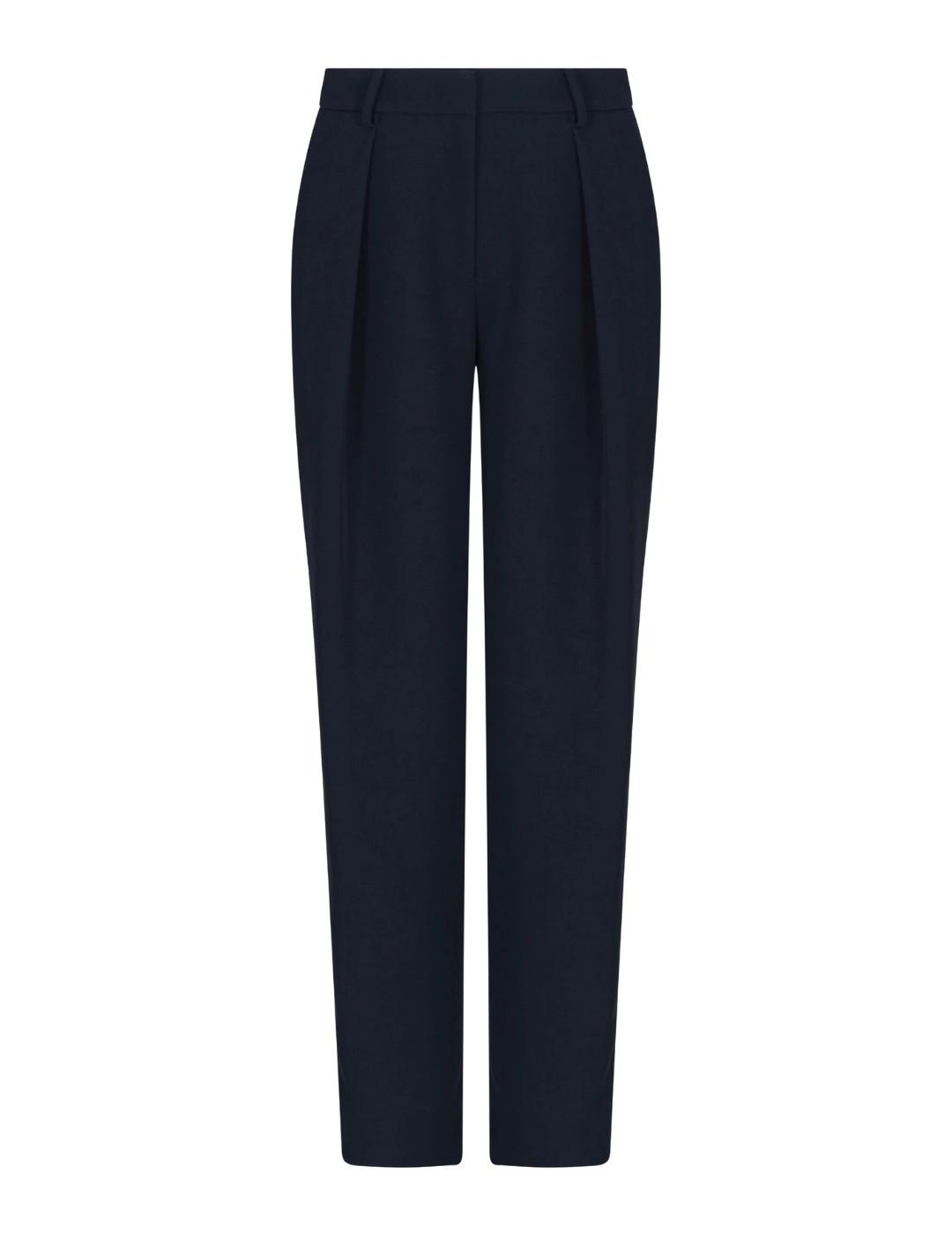 Armani Pantalones de mujer de vestir Azul marino