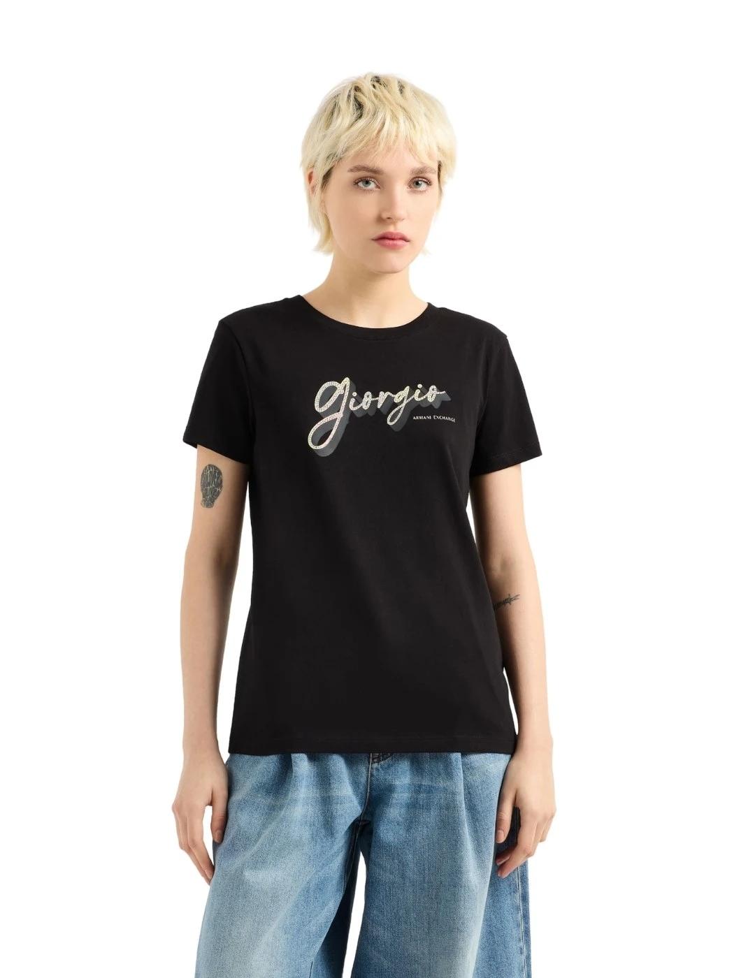 Armani Camiseta Negra de mujer