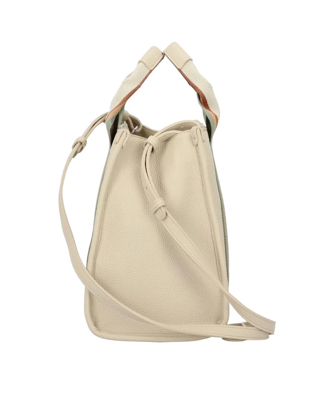 Armani Bolso Shopper color crema