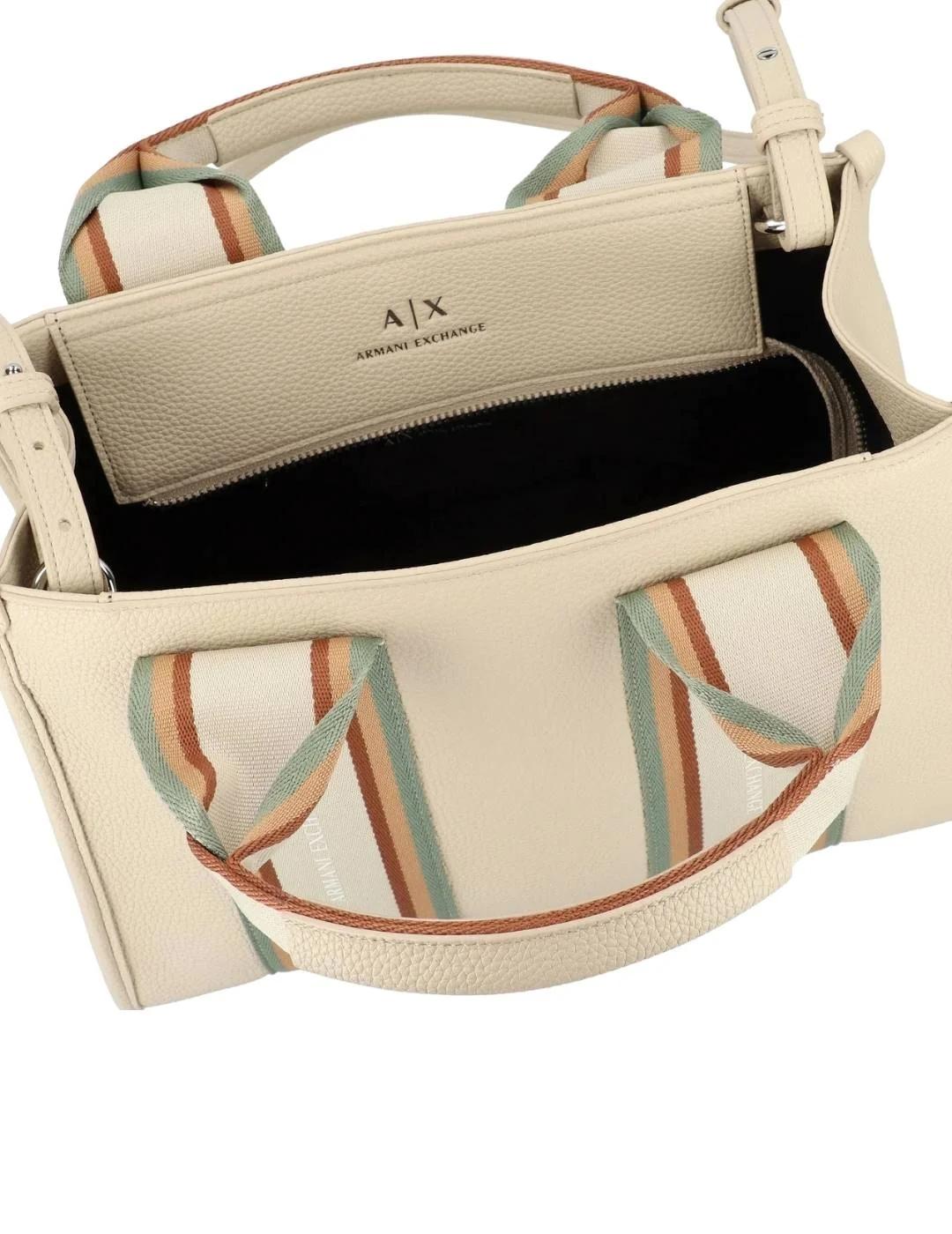 Armani Bolso Shopper color crema