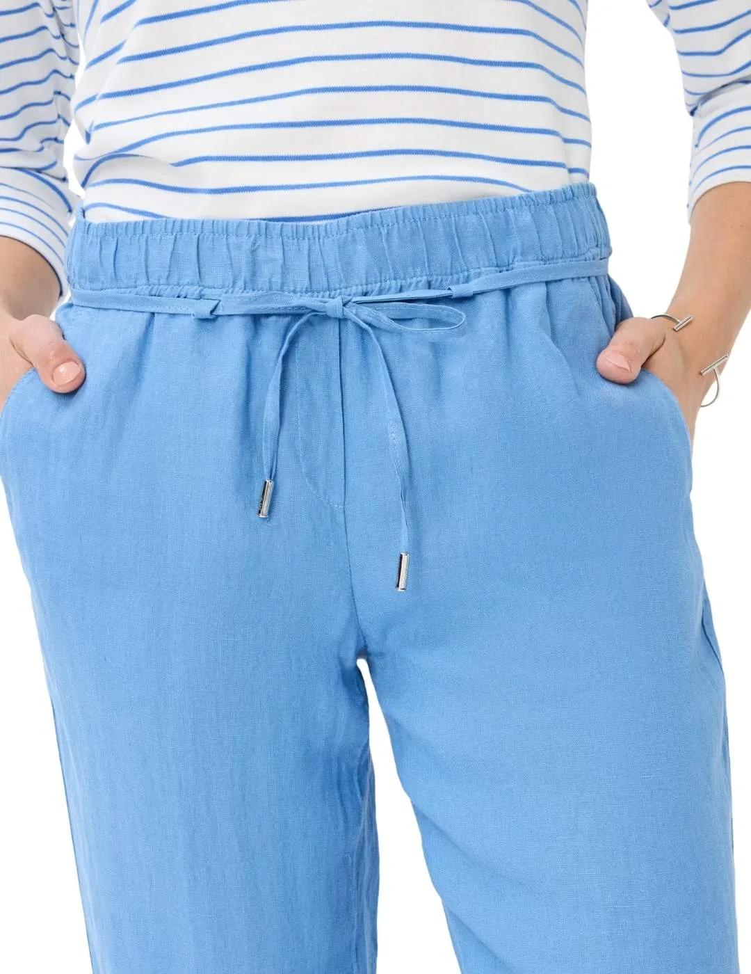 Brax Pantalón de lino Farina Regular Stone