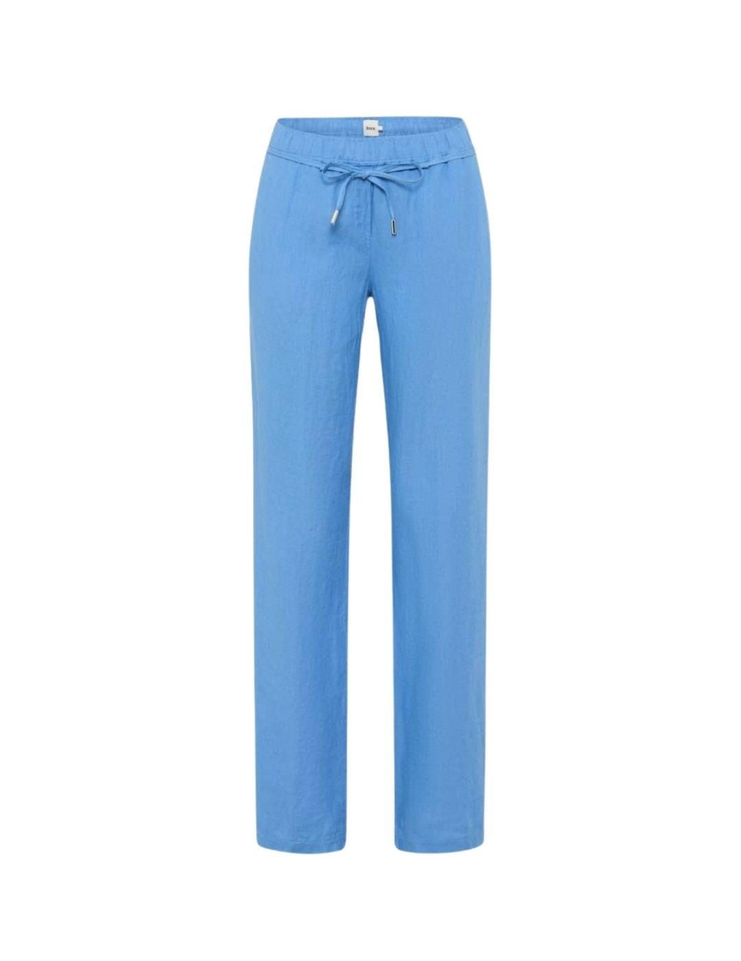 Brax Pantalón de lino Farina Regular Stone