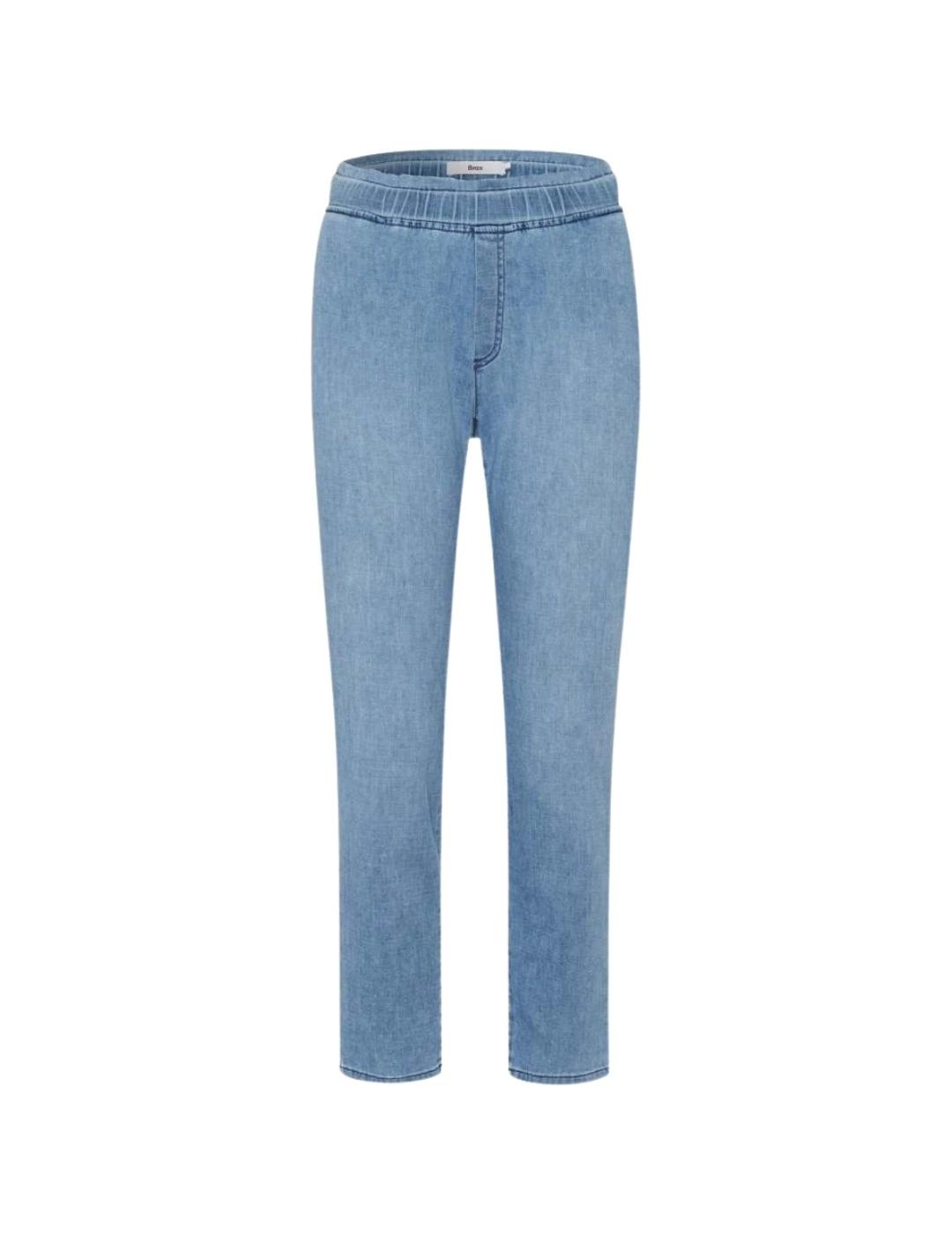 Brax Pantalón Mona Azul goma elástica