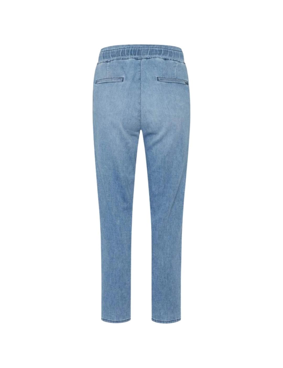 Brax Pantalón Mona Azul goma elástica