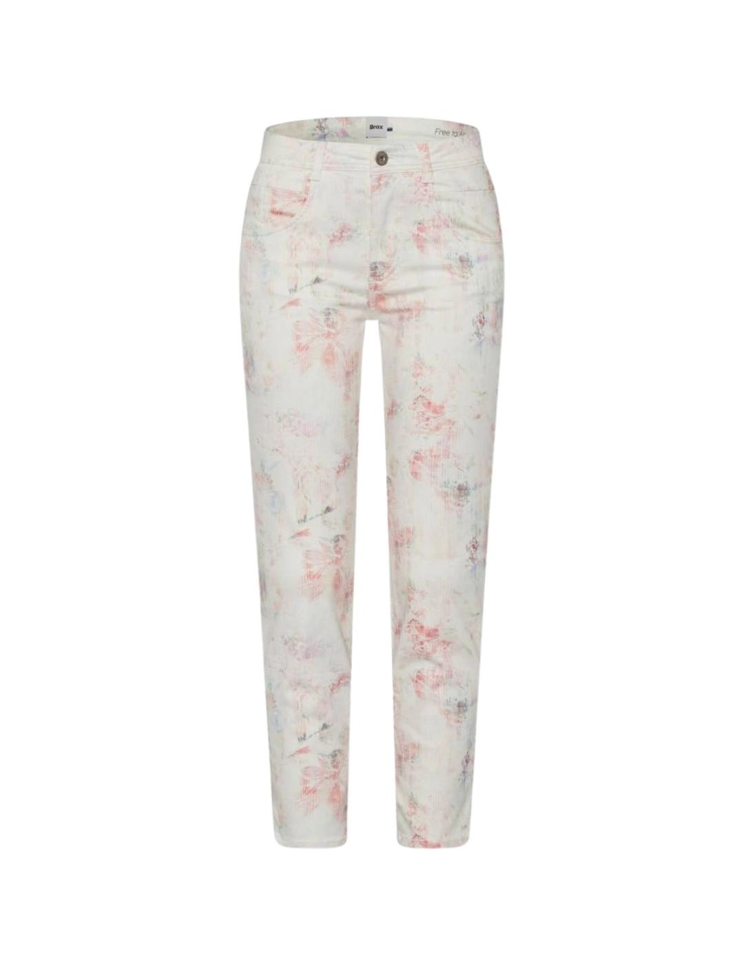 Brax Pantalón Shakira Blanco estampado