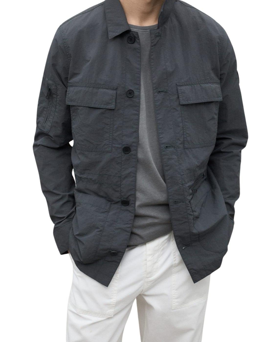 Ecoalf Chaqueta Kamet Gris oscuro hombre