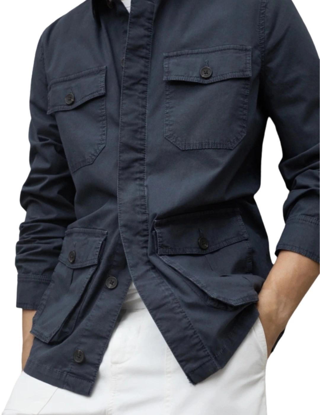 Ecoalf Chaqueta Sahara Azul marino hombre