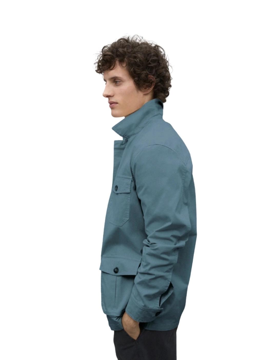 Ecoalf Chaqueta Sahara Azul hombre
