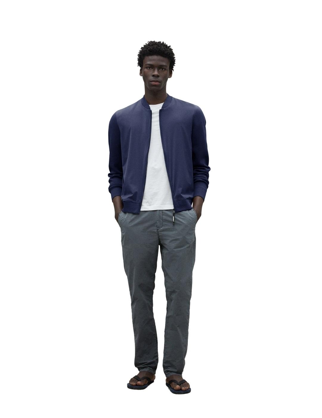 Ecoalf Chaqueta de punto Kobus Azul marino hombre