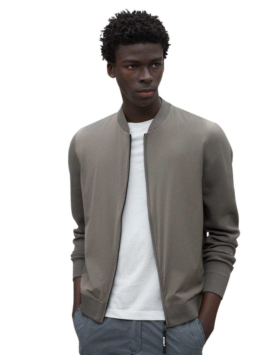 Ecoalf Chaqueta de punto Kobus Verde hombre