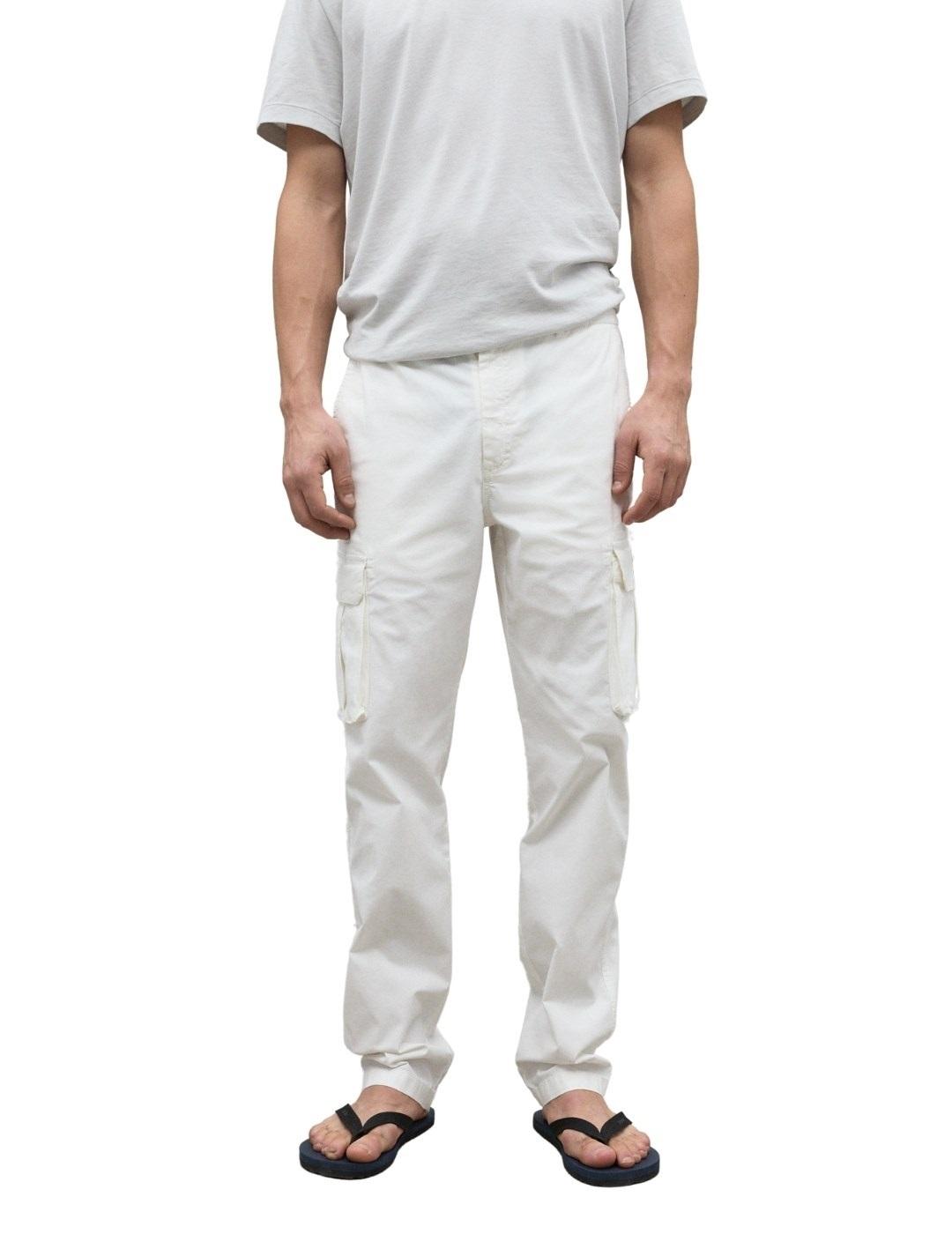 Ecoalf Pantalón Ethicargo Blanco hombre
