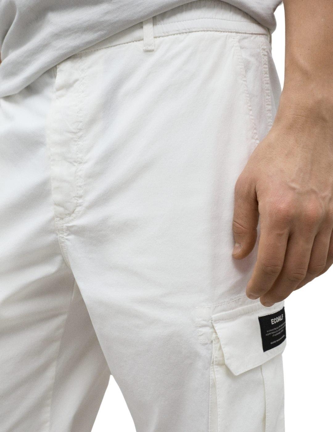 Ecoalf Pantalón Ethicargo Blanco hombre