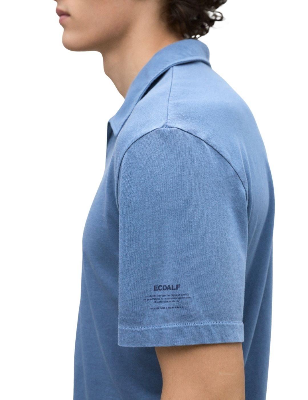 Ecoalf Polo Enzo Azul Indigo hombre