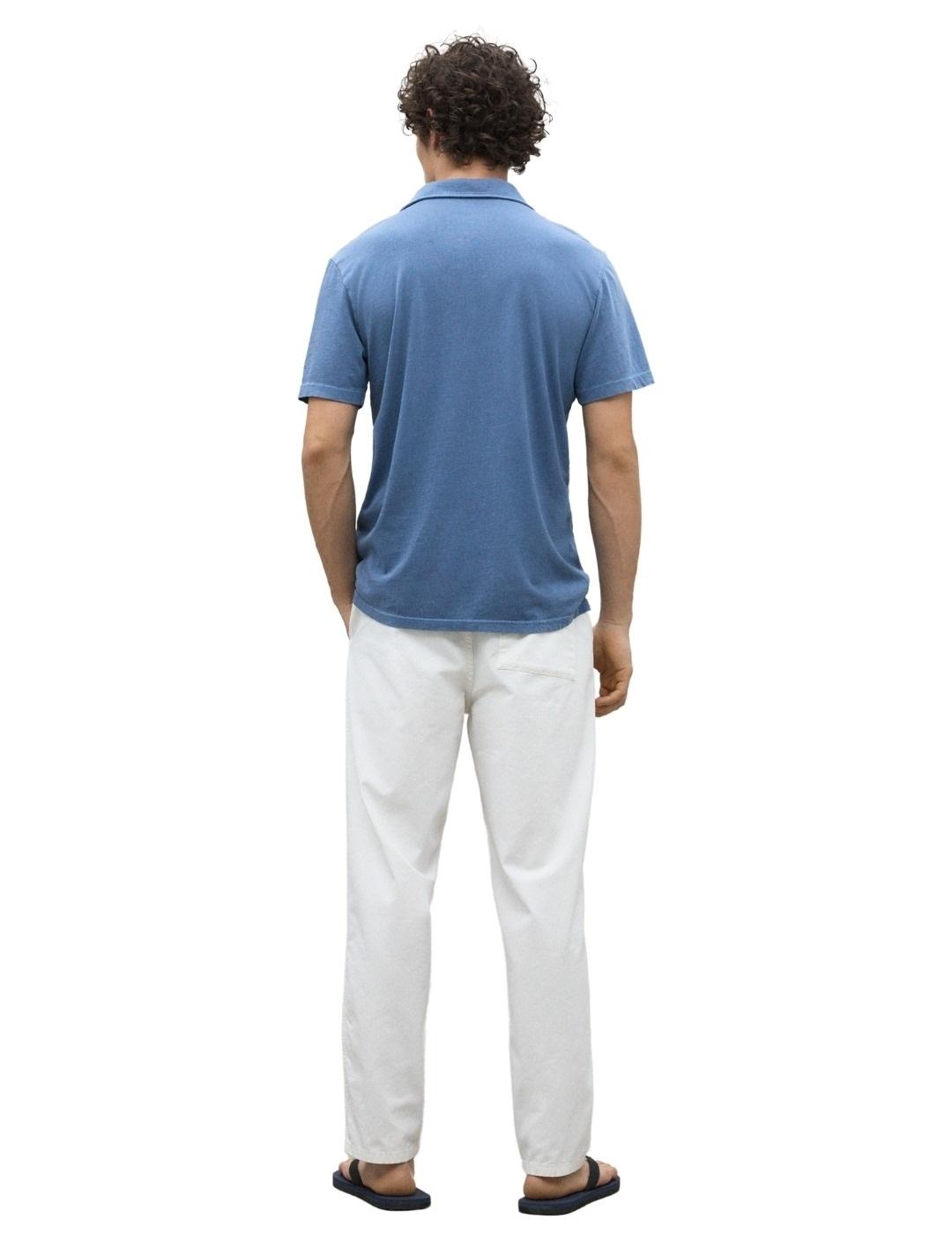 Ecoalf Polo Enzo Azul Indigo hombre