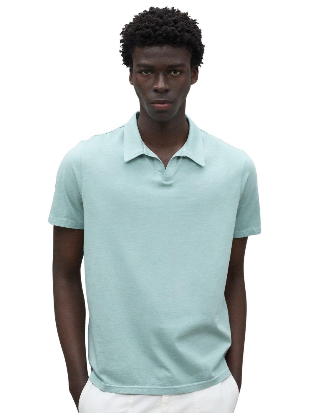 Ecoalf Polo Enzo Verde hombre