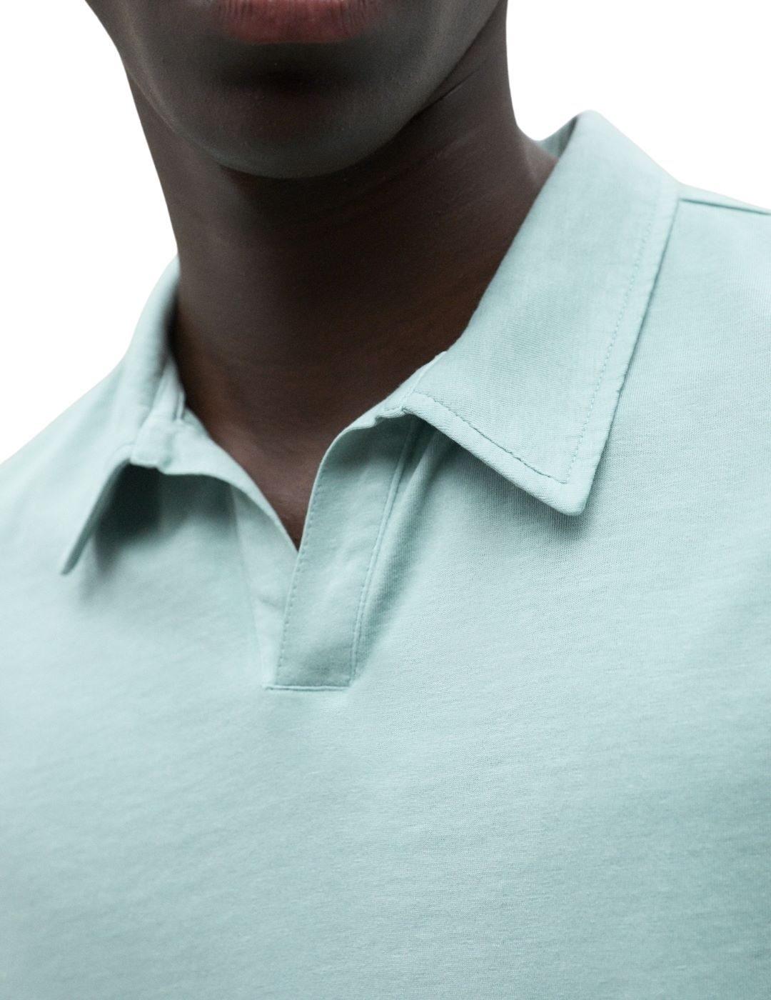 Ecoalf Polo Enzo Verde hombre