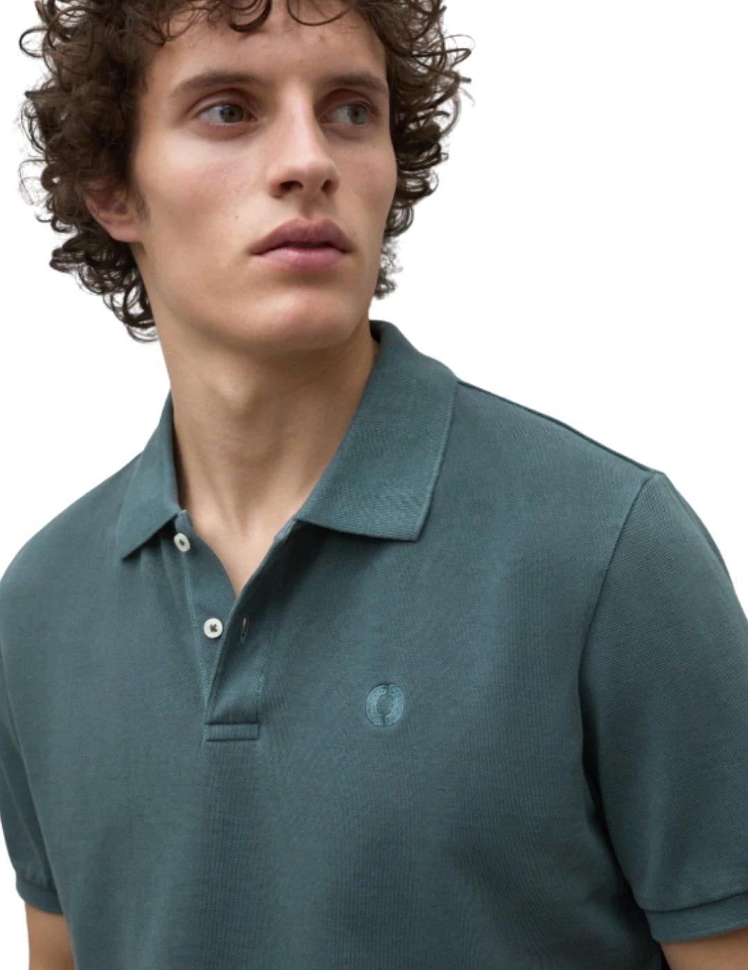 Ecoalf Polo Tedan Verde oscuro hombre