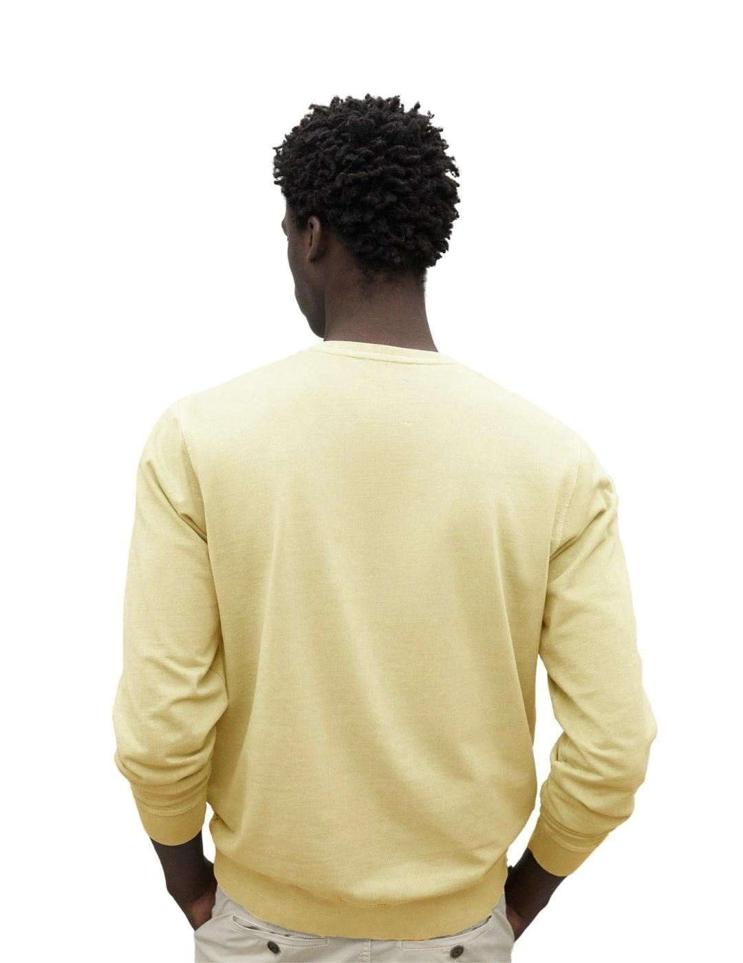 Ecoalf Sudadera Koloa Amarillo pastel hombre