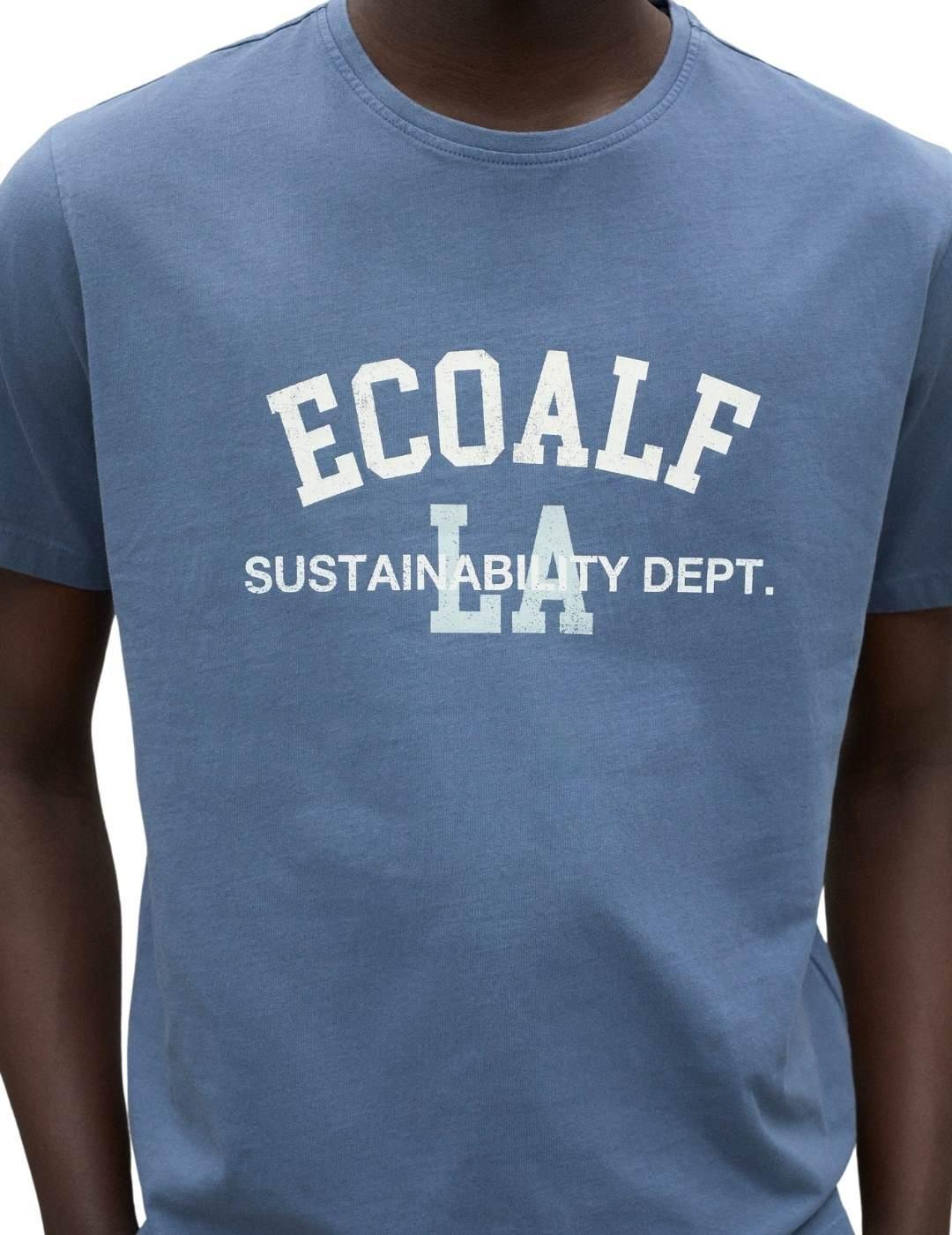 Ecoalf Camiseta Venice Azul indigo hombre