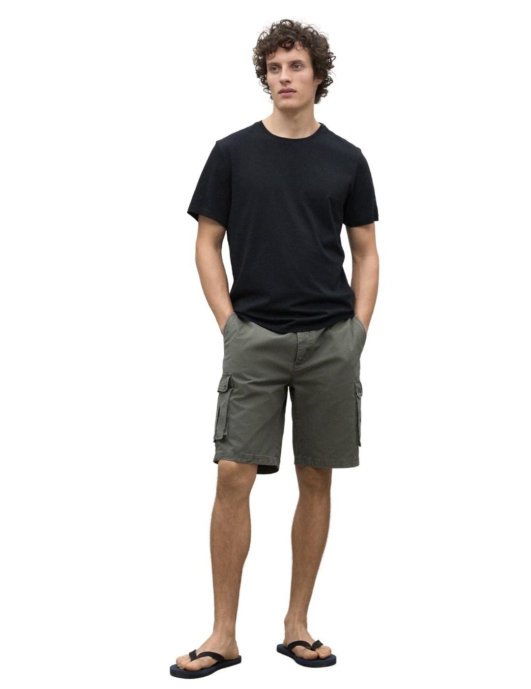 Ecoalf Camiseta Vent Negro hombre