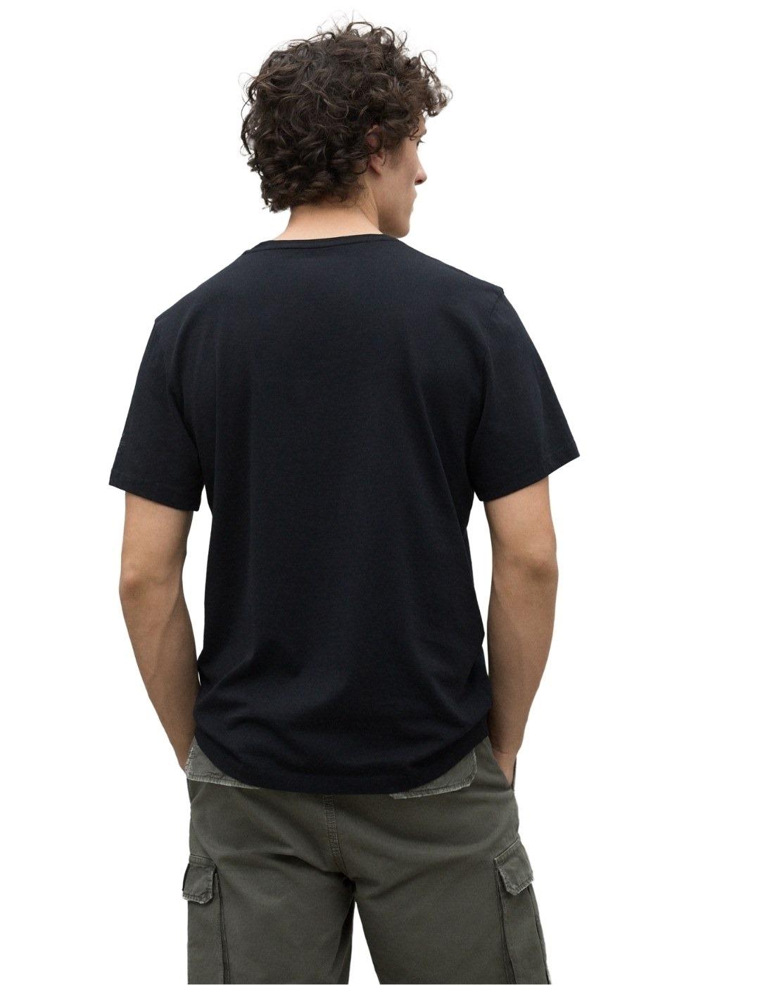 Ecoalf Camiseta Vent Negro hombre