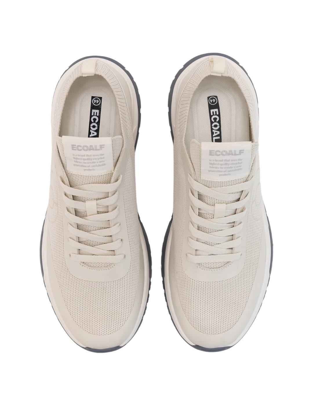 Ecoalf Zapatillas Calgary Blancas crema hombre