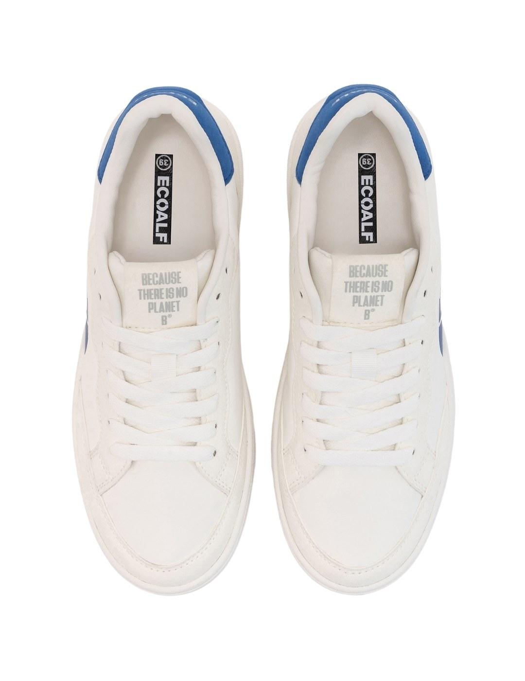 Ecoalf Zapatillas Deia Blancas y azules hombre