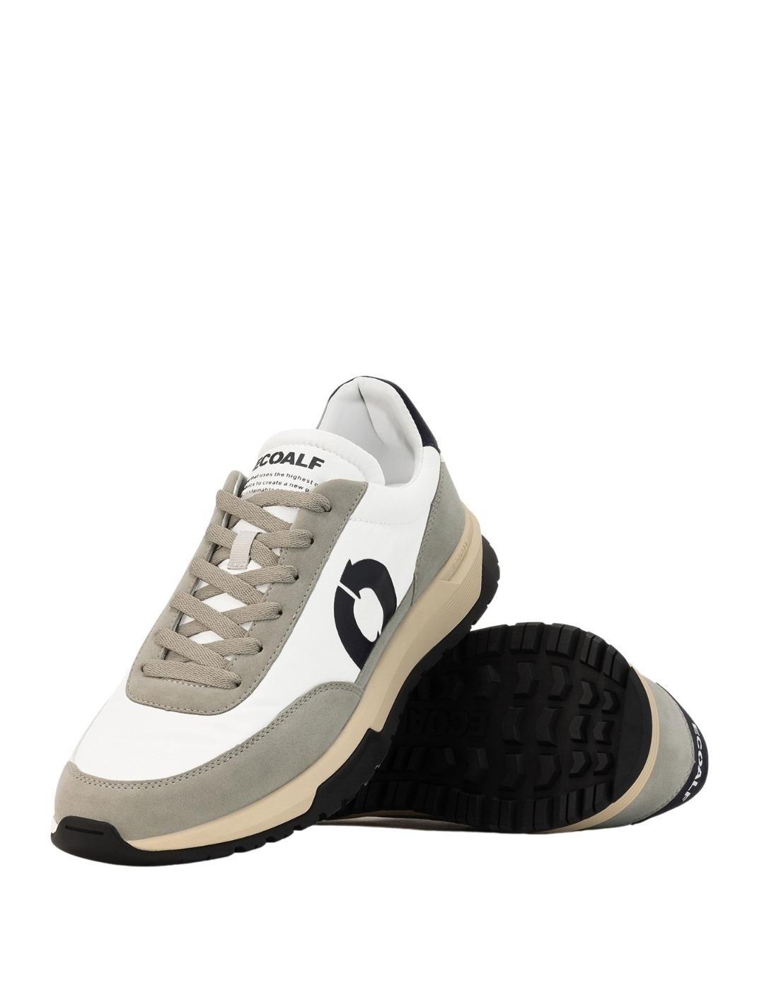 Ecoalf Zapatillas Ventura Blancas y negras hombre