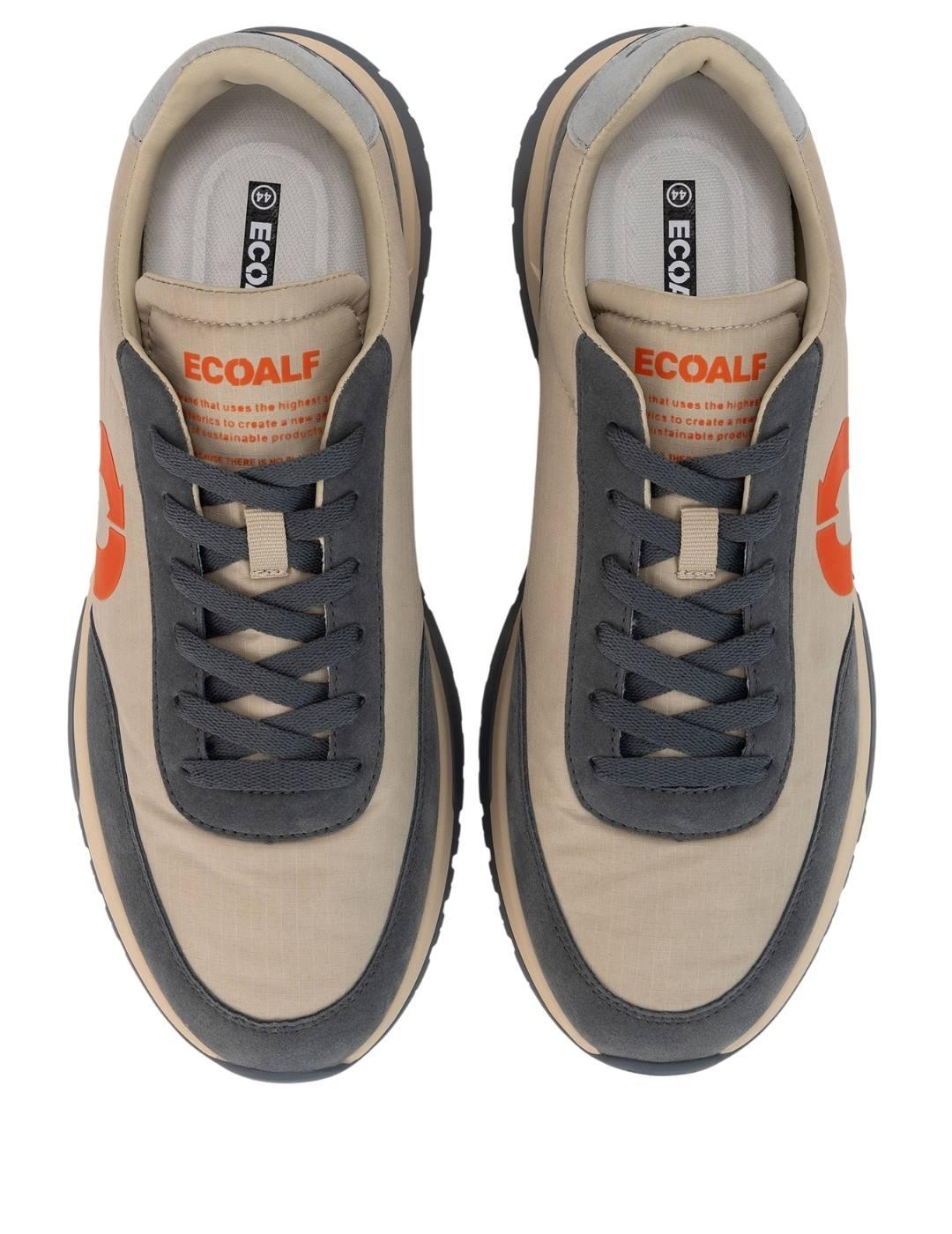 Ecoalf Zapatillas Ventura Beige y naranja hombre