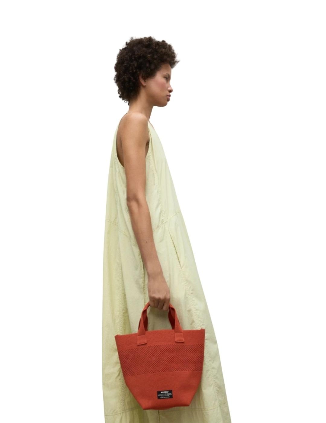 Ecoalf Bolso Mini Bucket Tika Rojo