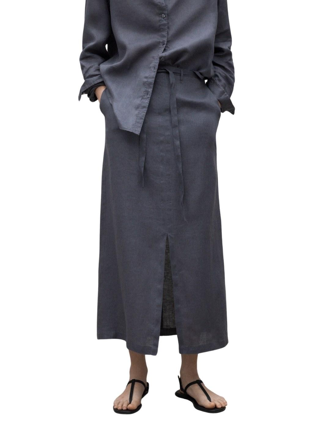 Ecoalf Falda Lara Gris oscuro mujer