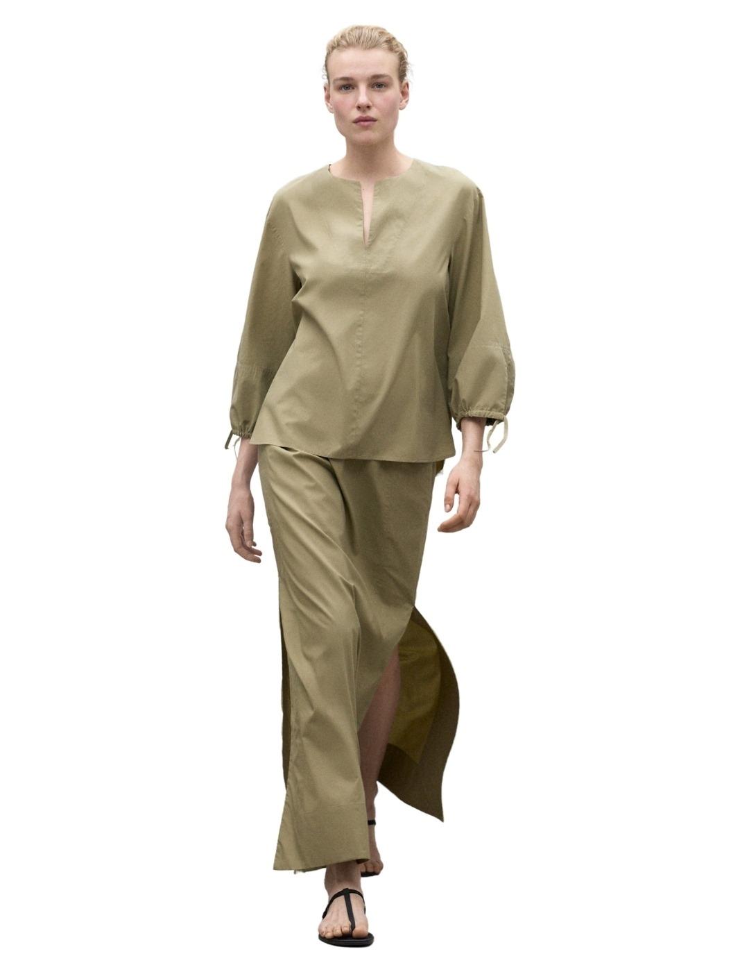 Ecoalf Camisa Jena Khaki mujer