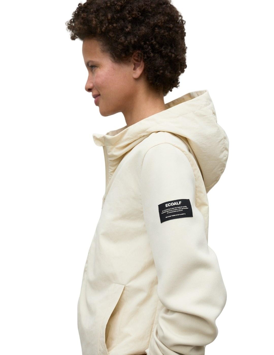 Ecoalf Sudadera Nasca Beige mujer