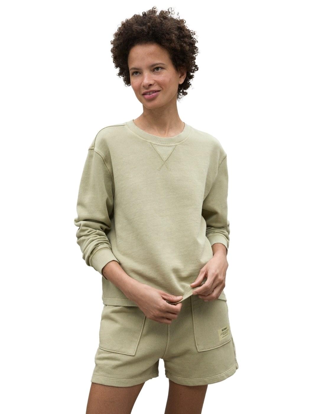 Ecoalf Sudadera Rodas Khaki mujer