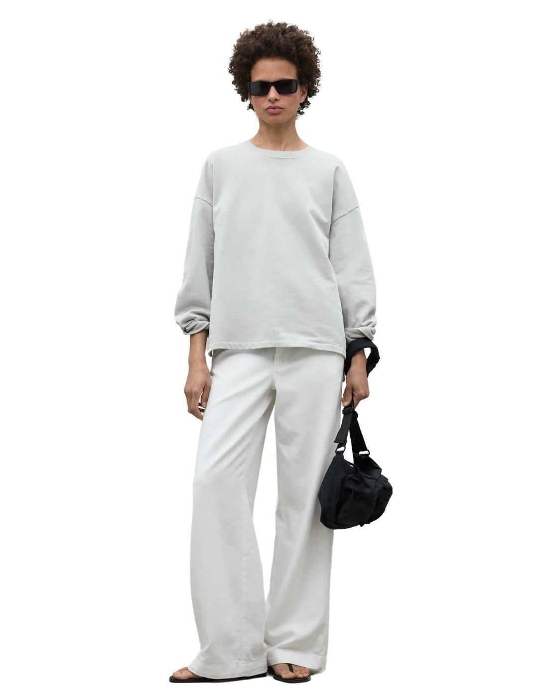 Ecoalf Sudadera Sustain Gris claro mujer