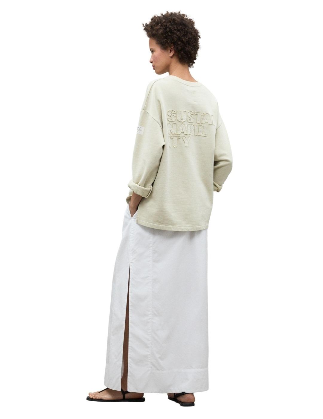 Ecoalf Sudadera Sustain Amarillo mujer